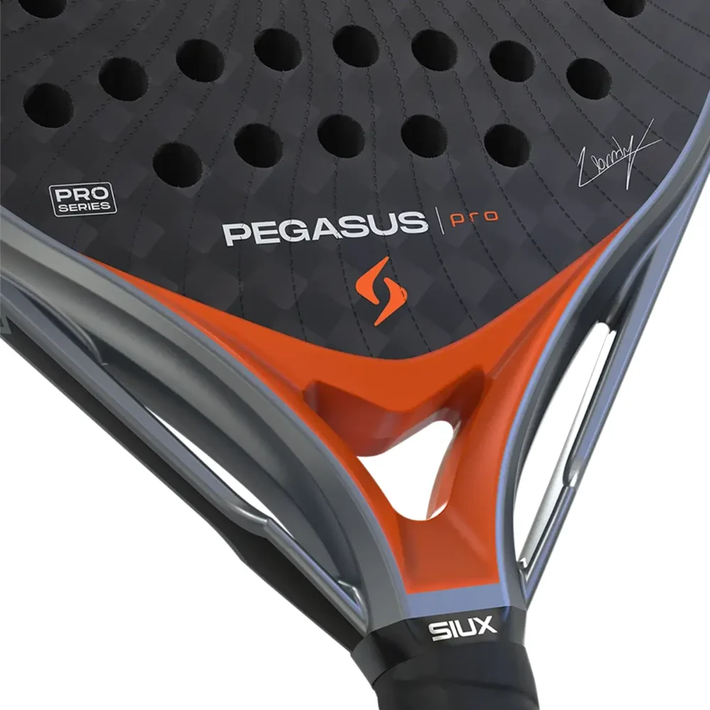 Siux Pegasus Pro 2026 Padel Racket Alex Chozas Orange 07