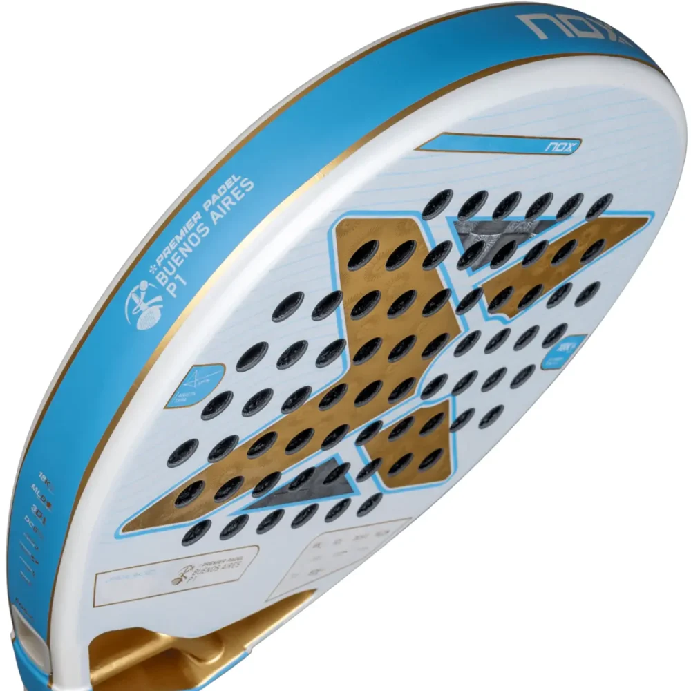 NOX AT10 Luxury Genius 18K Buenos Aires Limited Edition Padel Racket 10