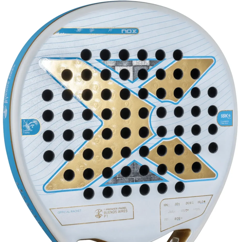 NOX AT10 Luxury Genius 18K Buenos Aires Limited Edition Padel Racket 11