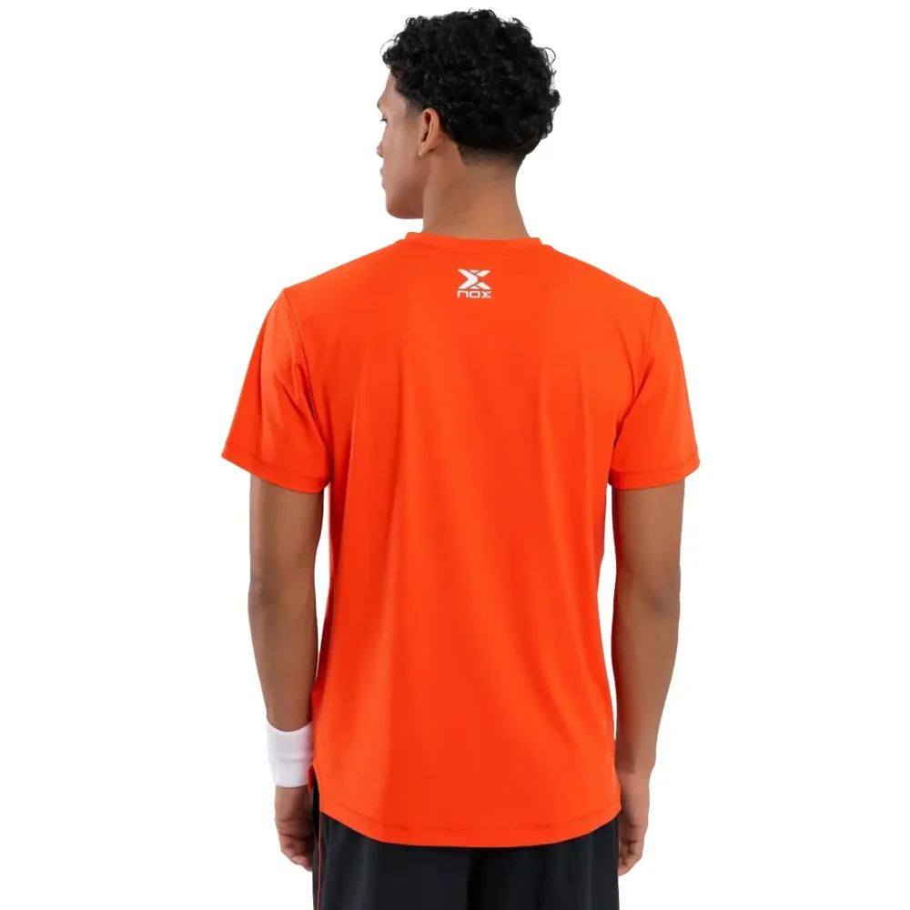 NOX Team Men's Padel T-Shirt Red 06