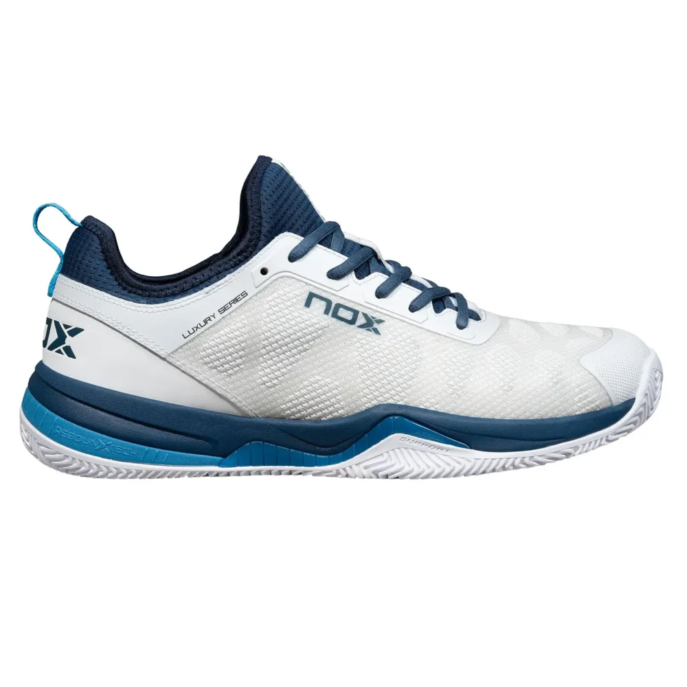 Nox Padel Shoes Nerbo White Swedish Blue 02