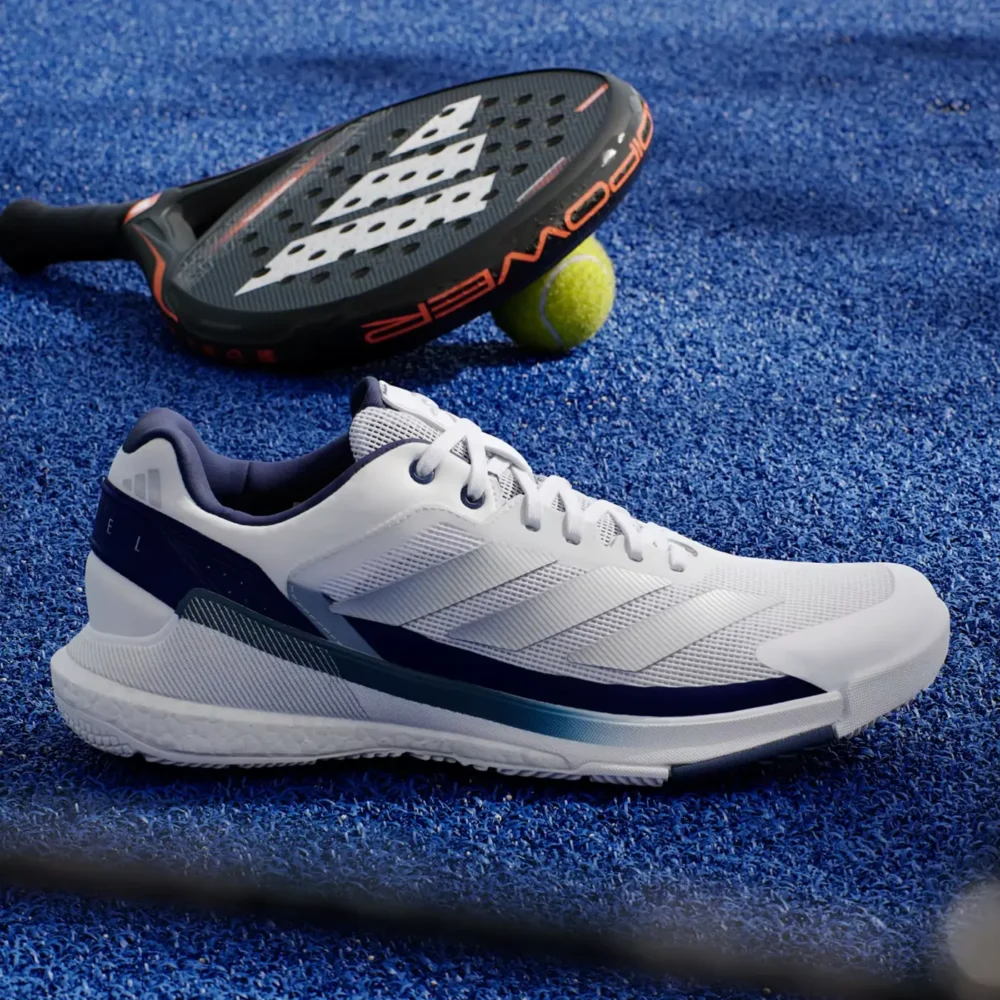 ADIDAS Crazyquick Boost Padel Shoes Cloud White Blue 02