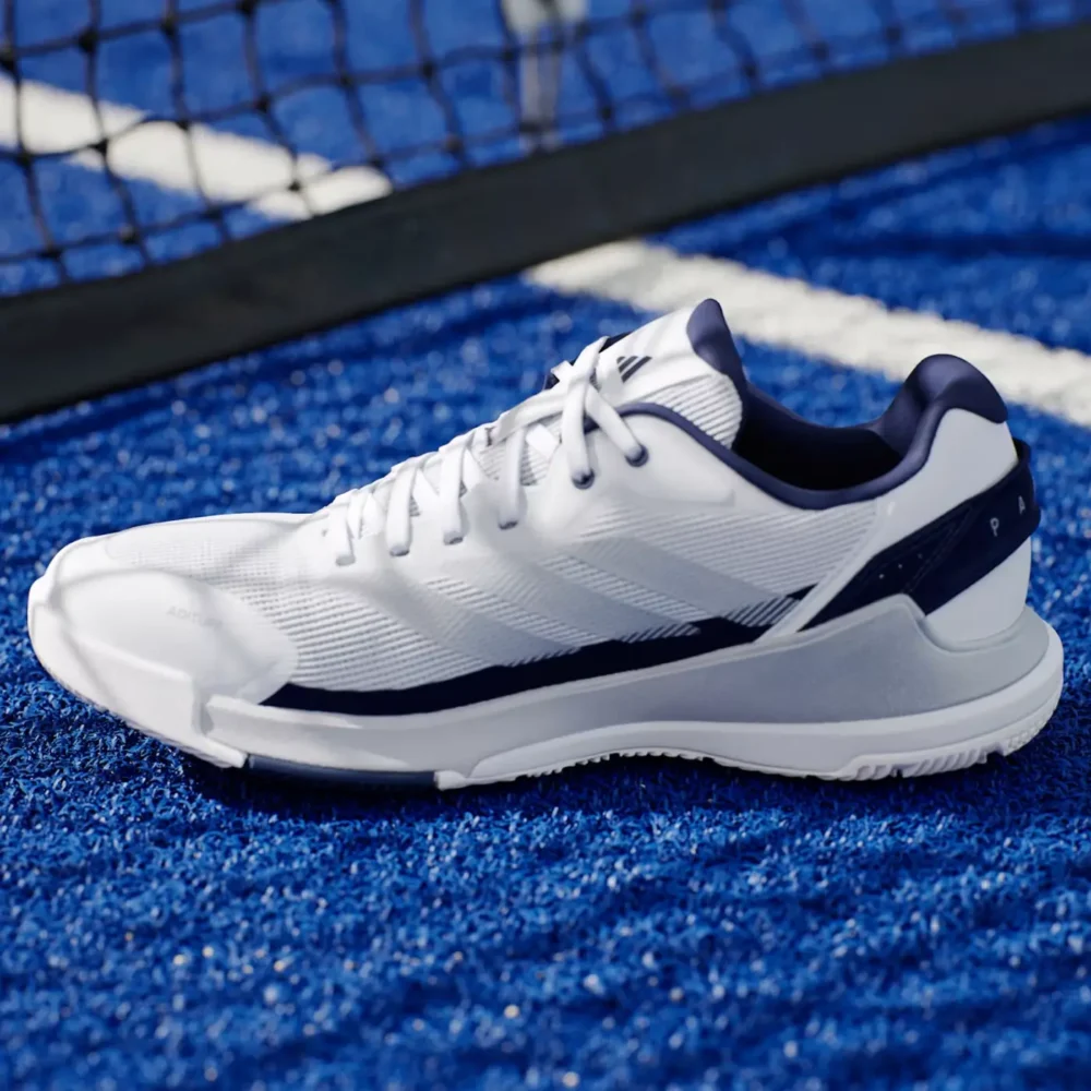 ADIDAS Crazyquick Padel Shoes Silver Metallic Dark Blue 06