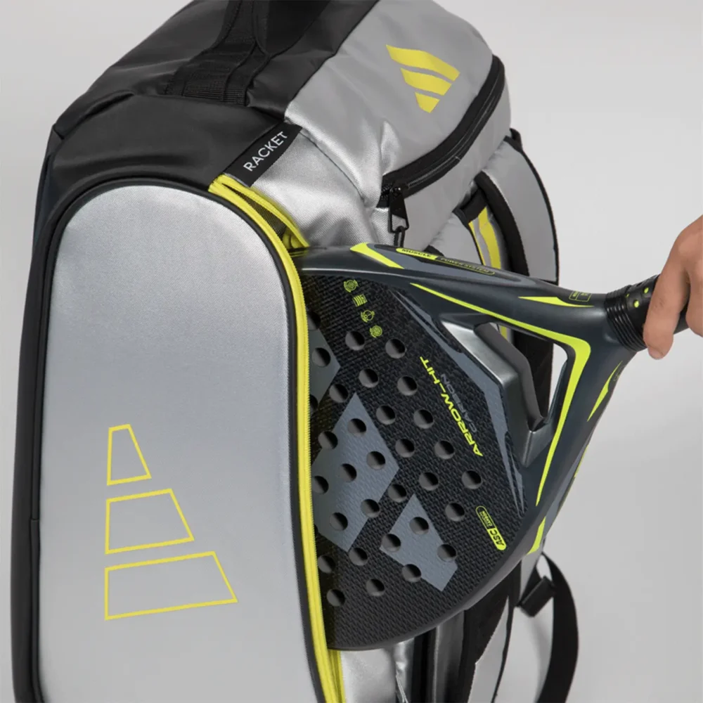 ADIDAS Pro Tour 2026 Padel Bag Silver Gray 04