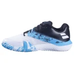 BABOLAT Movea 2 Men Padel Shoes White Cyan Blue 04