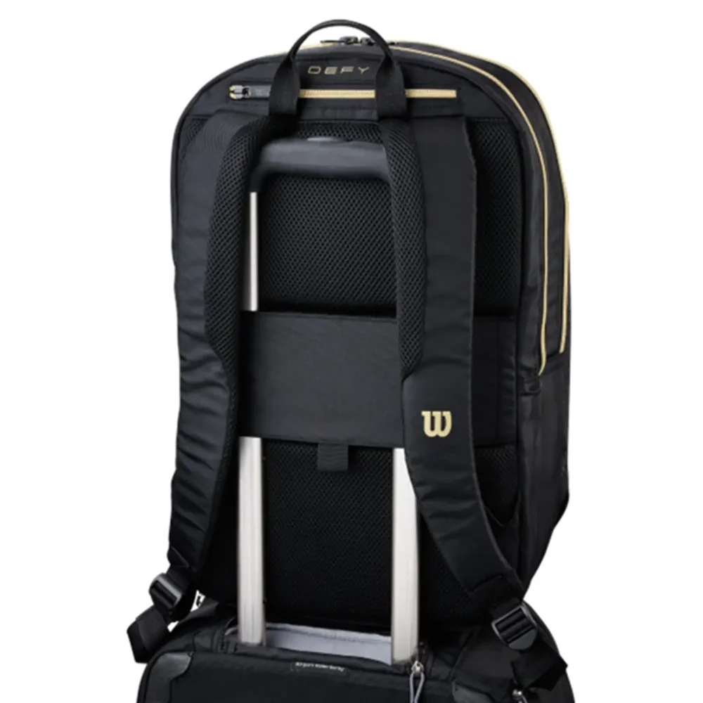 Wilson Defy V1 Padel Backpack Black Gold 01