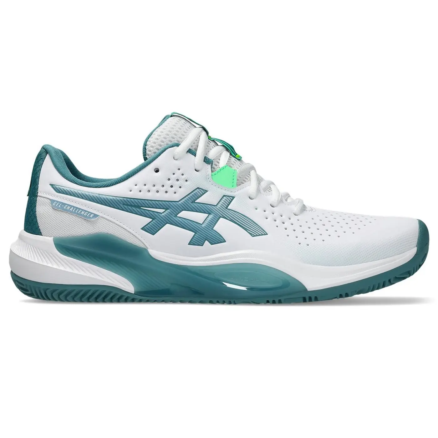 ASICS Gel-Challenger 15 Padel Shoes 2026 White Misty Pine 02 ASICS Gel-Challenger 15 Padel Shoes 2026 White Misty Pine 02