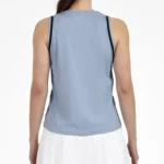 BULLPADEL Talava Women Padel Top Steel Blue 06