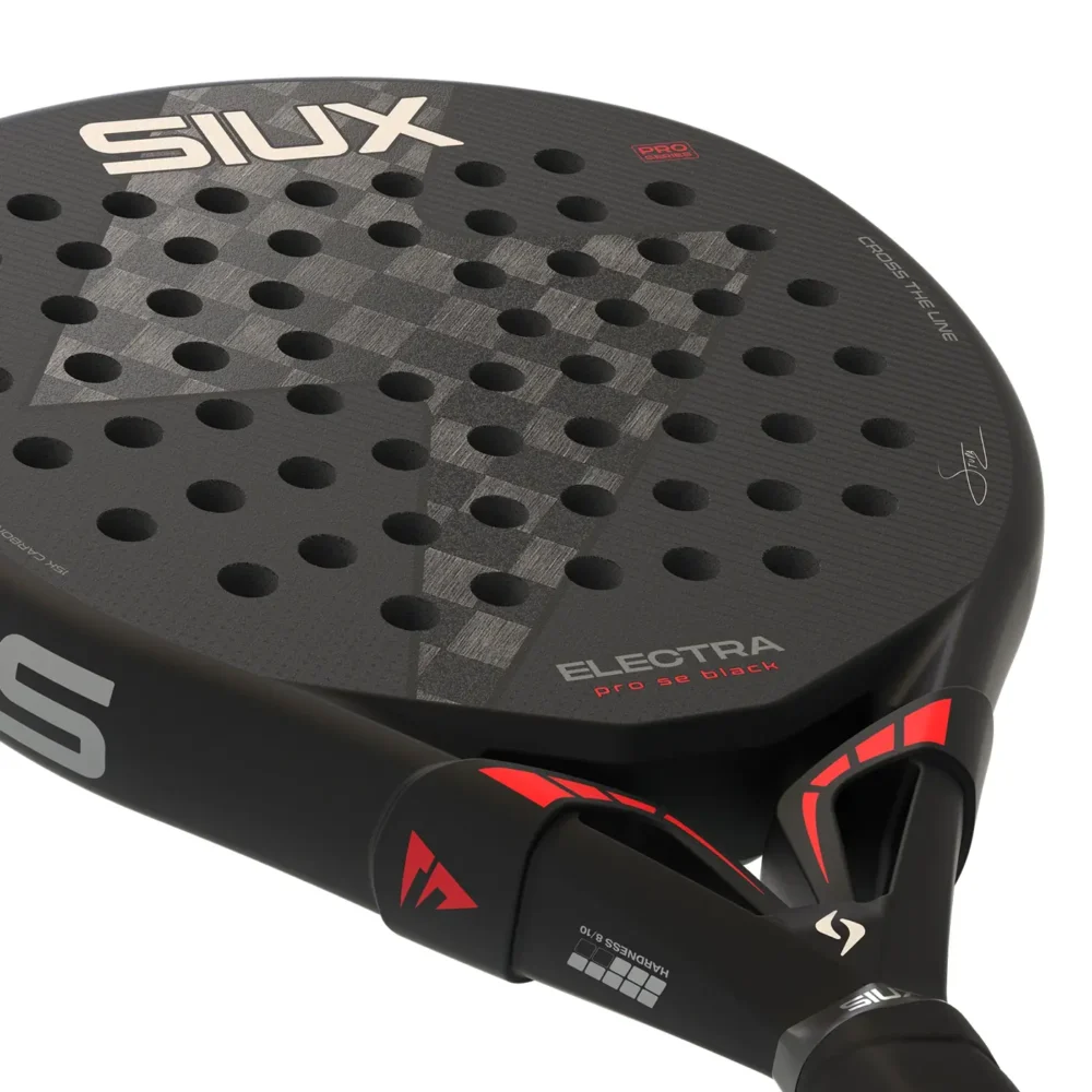 SIUX Electra Pro SE Black 2026 Padel Racket 06