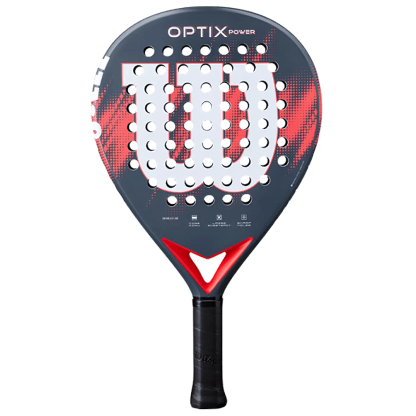 WILSON Optix V2 Power Padel Racket 2026 Red 01 WILSON Optix V2 Power Padel Racket 2026 Red 01