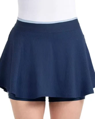 BULLPADEL Tajar Women Padel Skirt Deep Ocean 01
