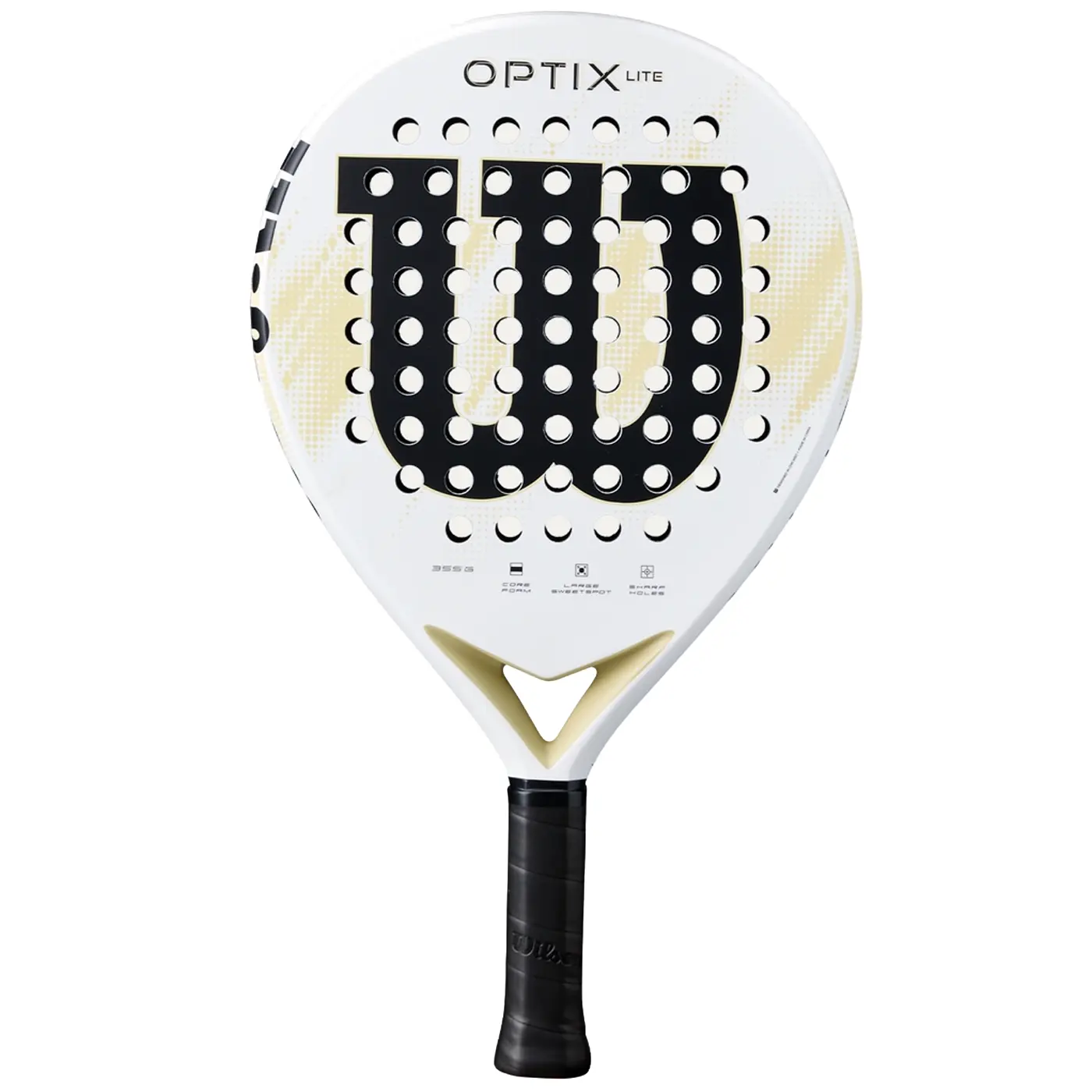 WILSON Optix V2 Lite Padel Racket 2026 White 07 WILSON Optix V2 Lite Padel Racket 2026 White 07