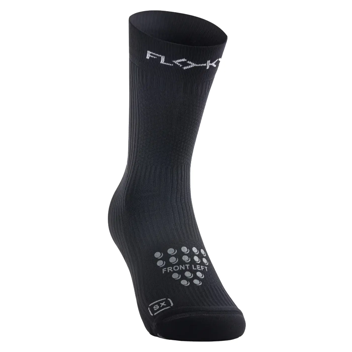 FLOKY Biomechanical S-Mash 3D Padel Socks 2026 Black 01 FLOKY Biomechanical S-Mash 3D Padel Socks 2026 Black 01
