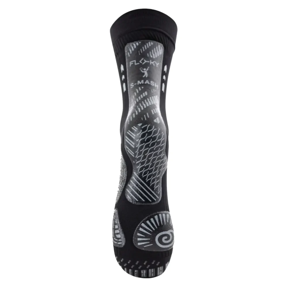FLOKY Biomechanical S-Mash 3D Padel Socks 2026 Black 02