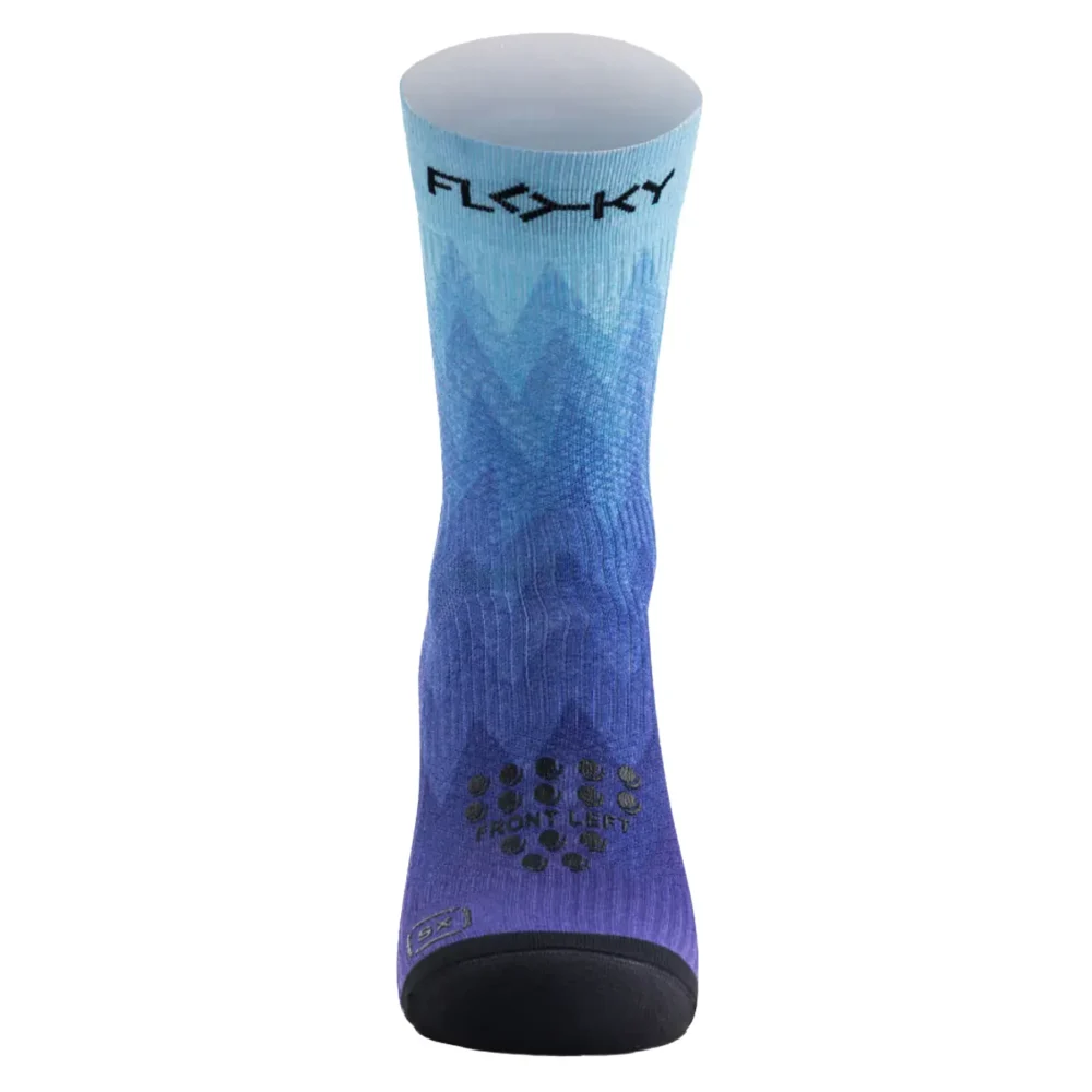 FLOKY Biomechanical S-Mash 3D Padel Socks 2026 Ice Comet 04