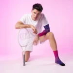 FLOKY S-Mash 3D Biomechanical Padel Socks 2026 Pink Nebula - Image 8