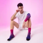 FLOKY S-Mash 3D Biomechanical Padel Socks 2026 Pink Nebula - Image 9