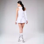FLOKY Biomechanical S-Mash 3D Padel Socks 2026 White 01
