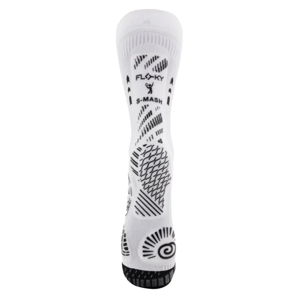FLOKY Biomechanical S-Mash 3D Padel Socks 2026 White 05