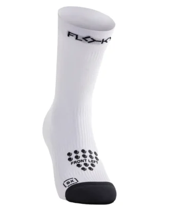 FLOKY Biomechanical S-Mash 3D Padel Socks 2026 White 07
