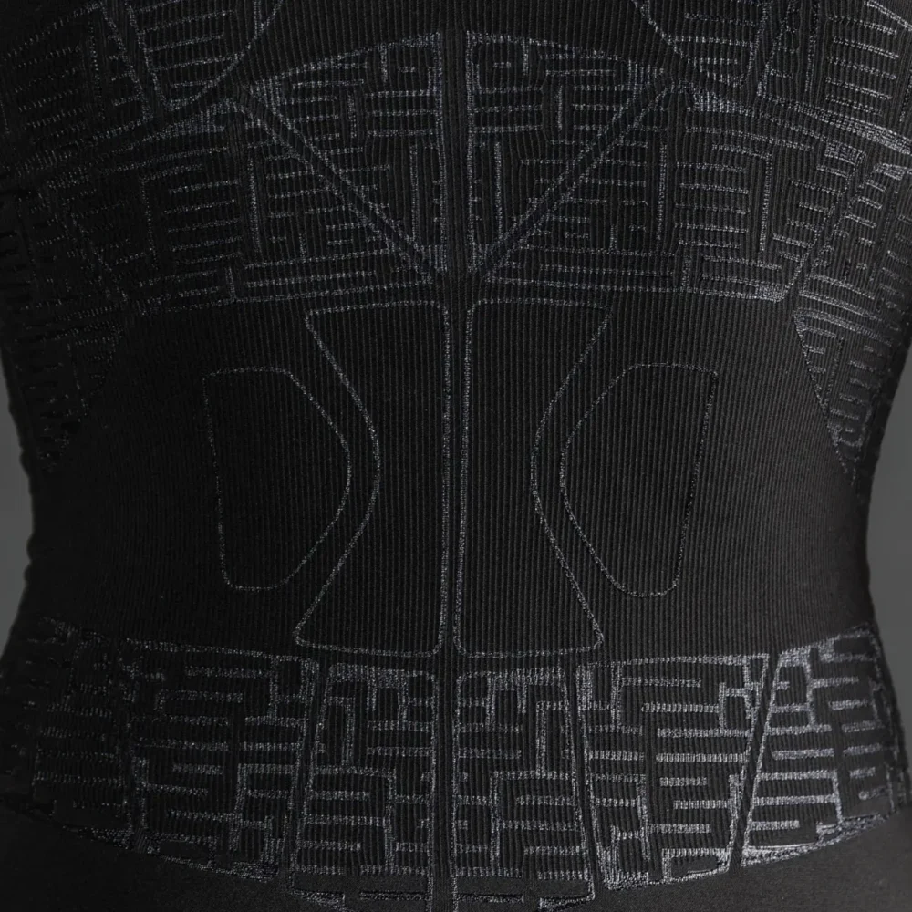 FLOKY OXY-GEN Biomechanical Padel Shirt Long Sleeve Black 03