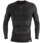 FLOKY OXY-GEN Biomechanical Padel Shirt Long Sleeve Black 06