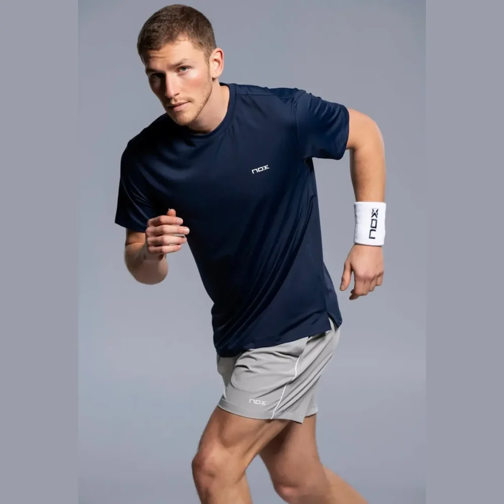 NOX Team Men Padel T-Shirt 2026 Navy Blue 03