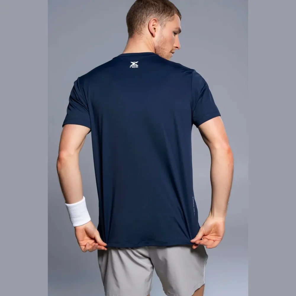 NOX Team Men Padel T-Shirt 2026 Navy Blue 04