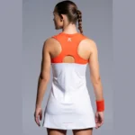 NOX Team Women Padel Dress White 2026 02
