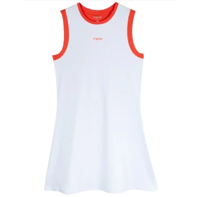 NOX Team Women Padel Dress White 2026 09