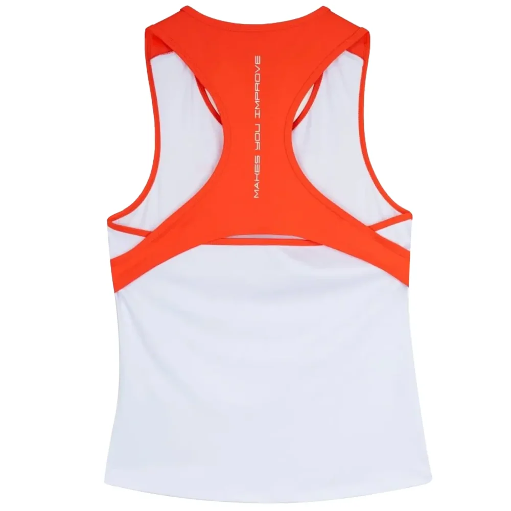 NOX Team Women Padel Tank Top White 02