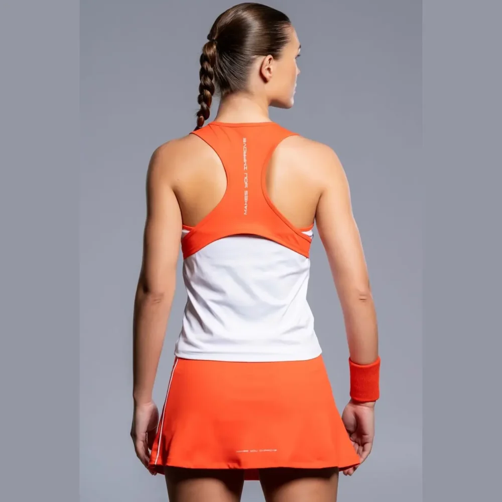 NOX Team Women Padel Tank Top White 08