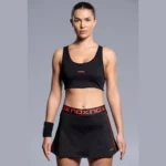 NOX Team Women's Padel Sports Bra 2026 Black 04