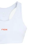 NOX Team Women's Padel Sports Bra 2026 White 03