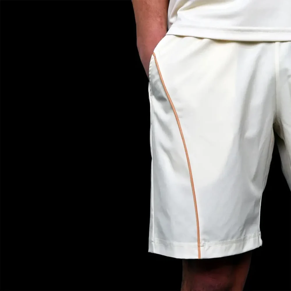 VOLT Performance Padel Shorts 2026 Beige Gold 04