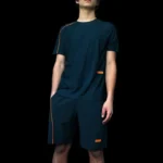VOLT Performance Padel T-Shirt Blue Orange 03
