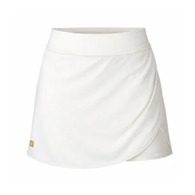 VOLT Performance Women Padel Skirt White Gold 01