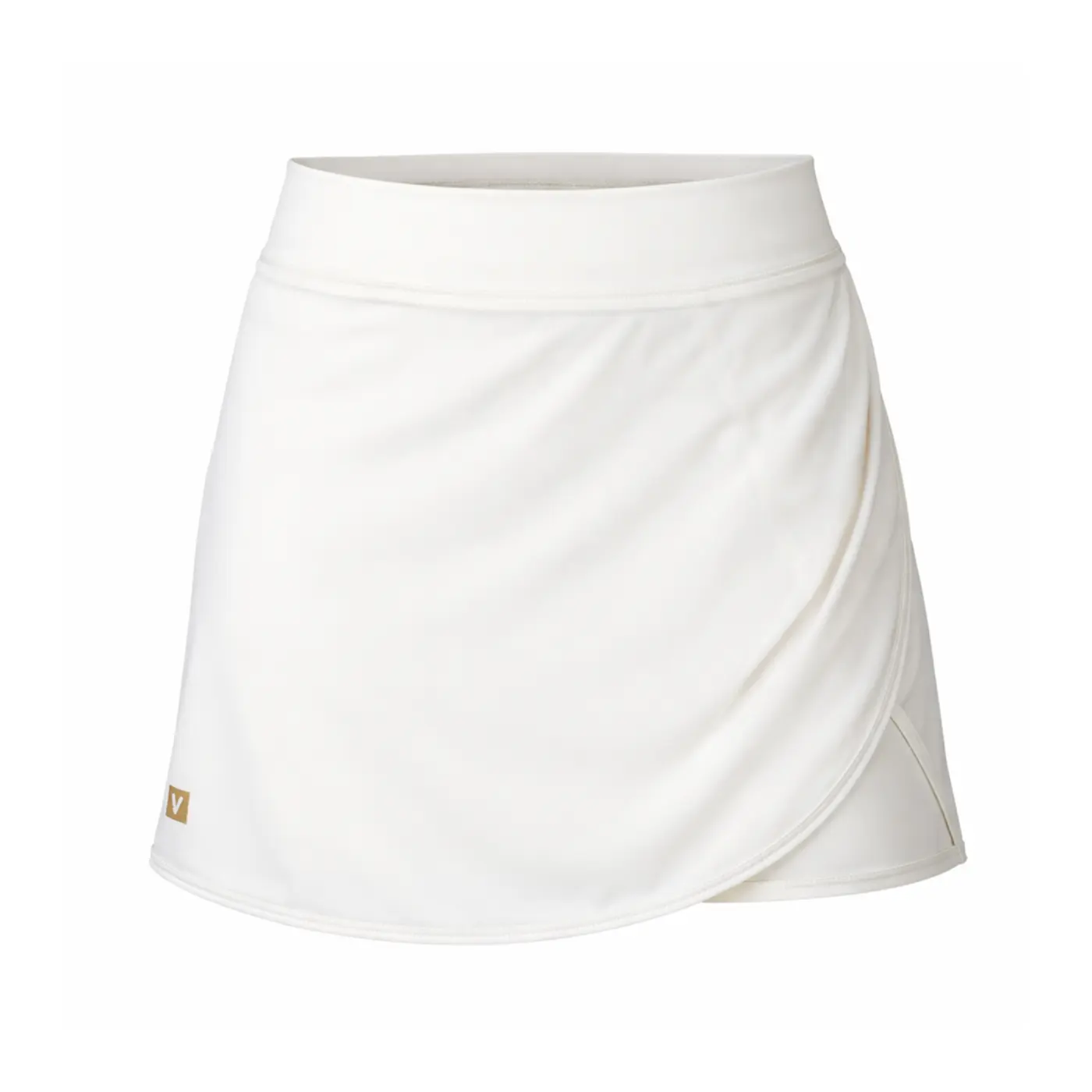 VOLT Performance Women Padel Skirt White Gold 01 VOLT Performance Women Padel Skirt White Gold 01