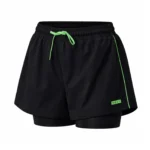 VOLT Performance Women Padel Skort Black Green 04