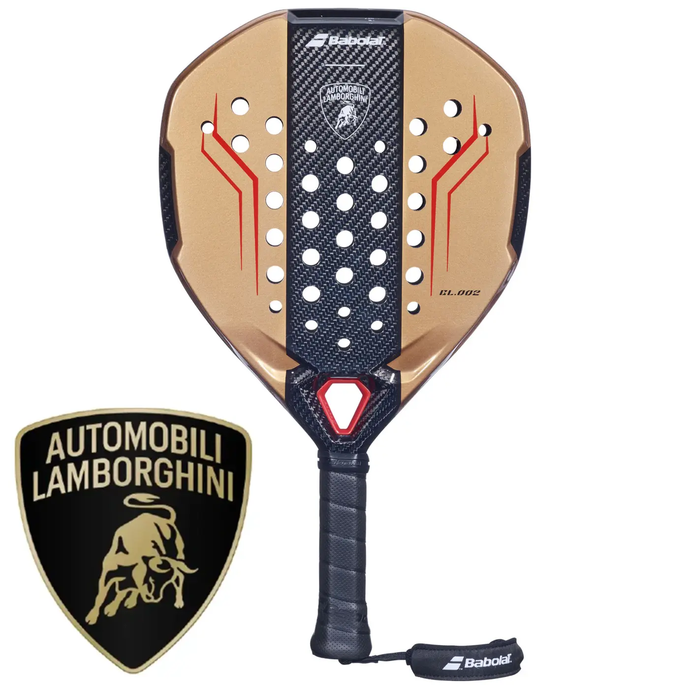 BABOLAT X Lamborghini BL002 Padel Racket Bronze 08 BABOLAT X Lamborghini BL002 Padel Racket Bronze 08
