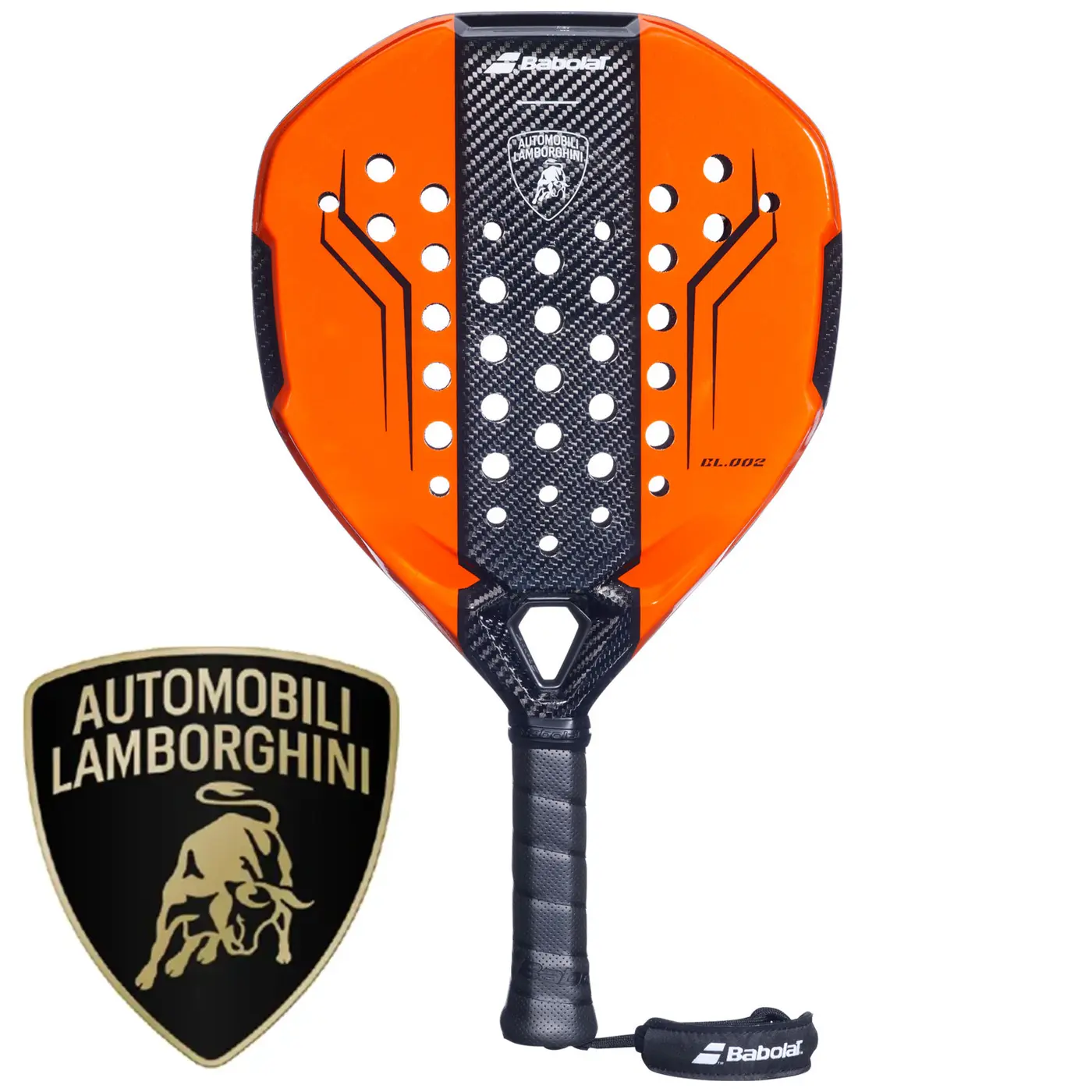 BABOLAT X Lamborghini BL002 Padel Racket Orange 08 BABOLAT X Lamborghini BL002 Padel Racket Orange 08