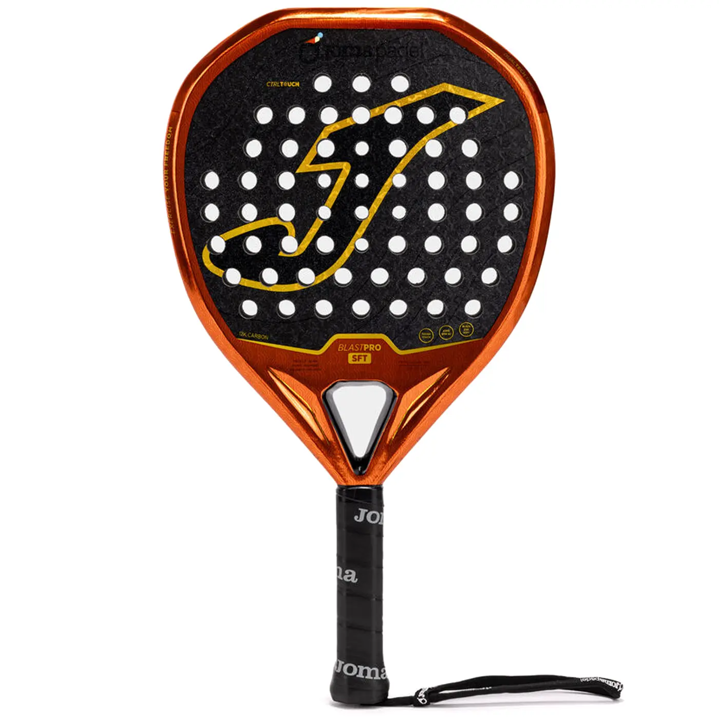 JOMA Blast Pro Sft Padel Racket 2026 Orange Black 01 JOMA Blast Pro Sft Padel Racket 2026 Orange Black 01