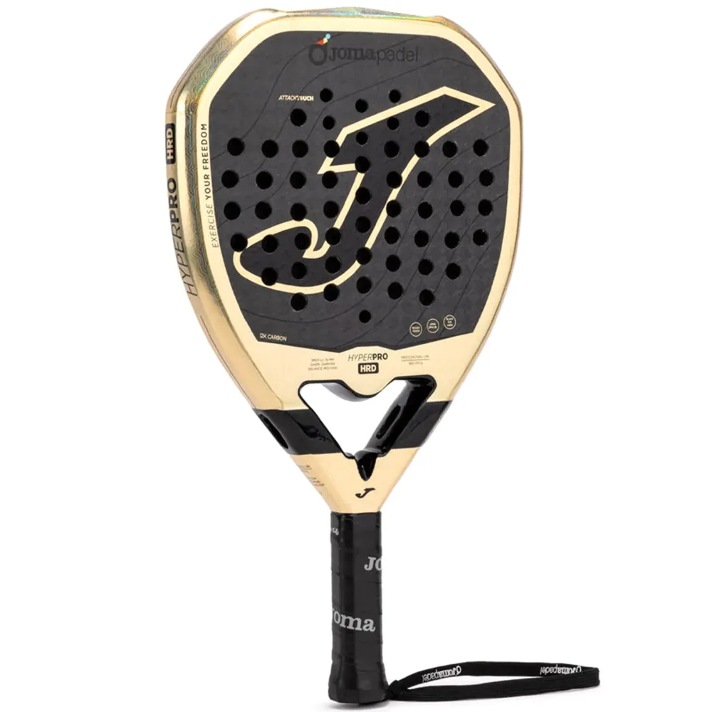 JOMA Hyper Pro Hrd Padel Racket 2026 Black Beige 02