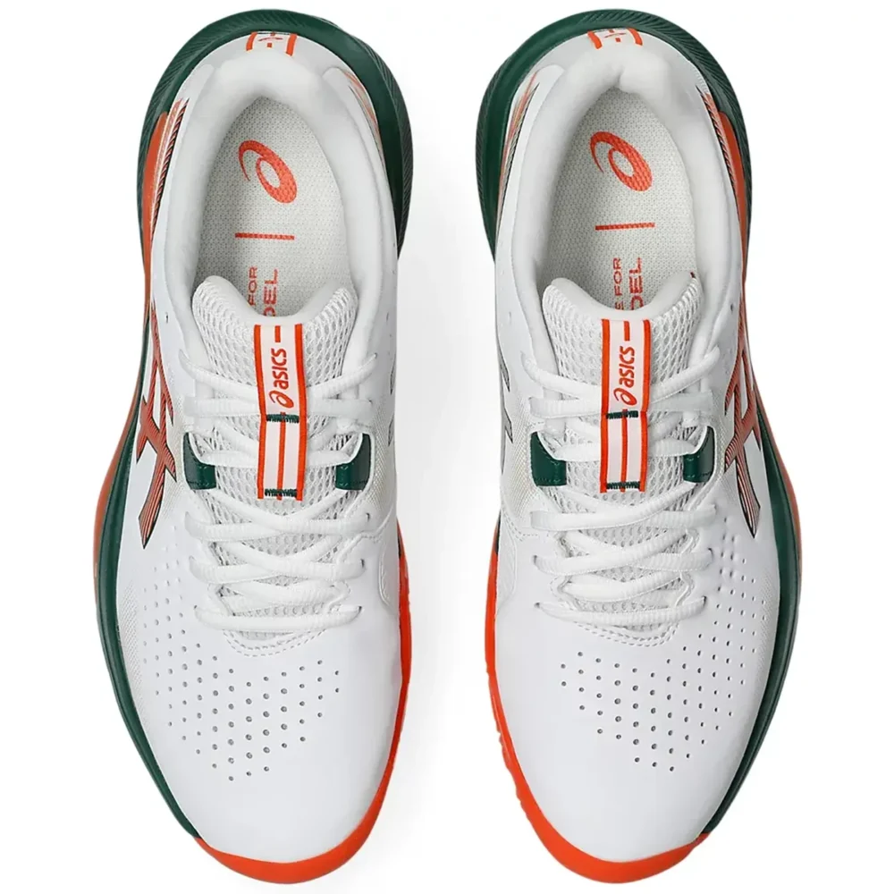 ASICS Gel-Challenger 15 Men Padel Shoes 2026 White Orange 06