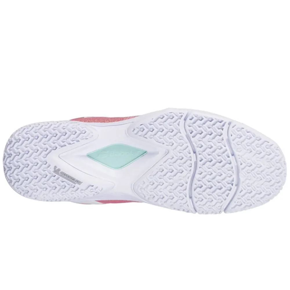 BABOLAT Sensa Women Padel Shoes 2026 Coral White - Image 5