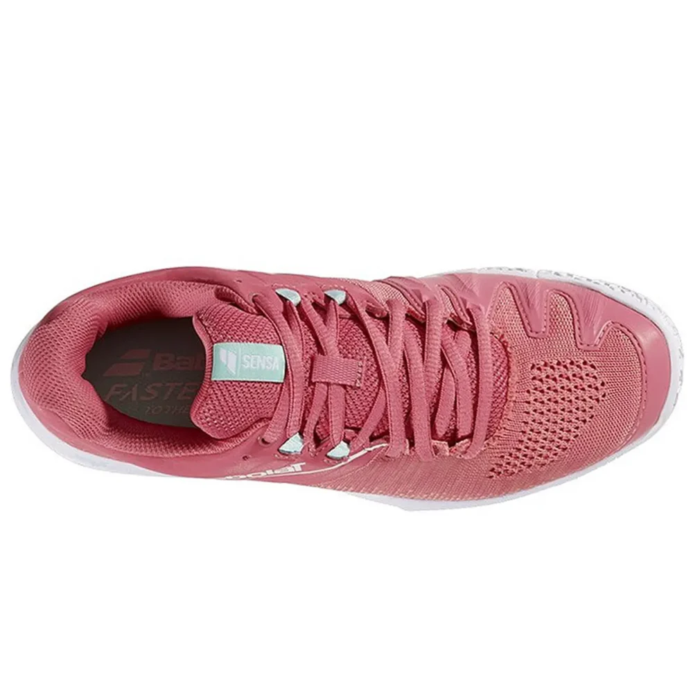 BABOLAT Sensa Women Padel Shoes 2026 Coral White - Image 4