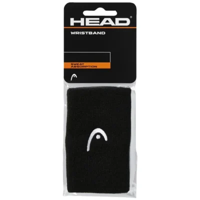 HEAD Padel Wristband 5 inch Black 01