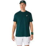 ASICS Court SS Padel Top Saxon Green 01
