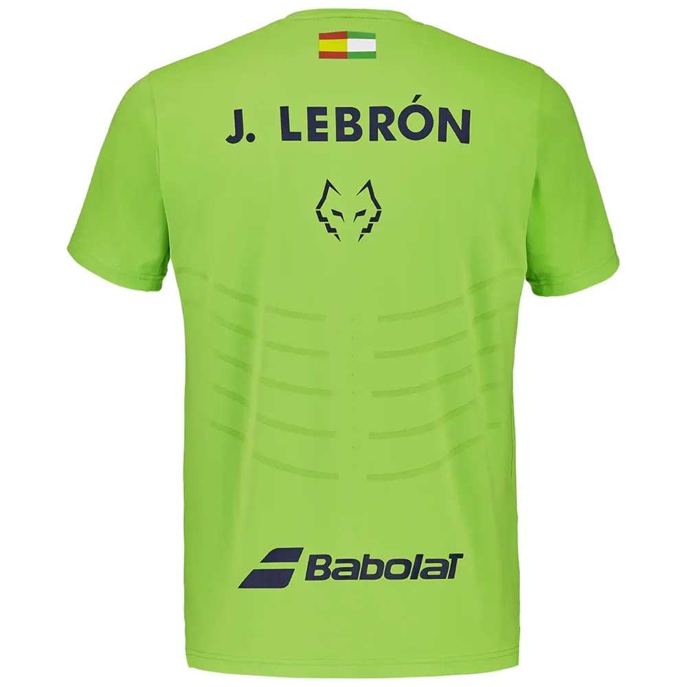 BABOLAT Réplica Juan Lebrón Padel Shirt 2026 Green 03